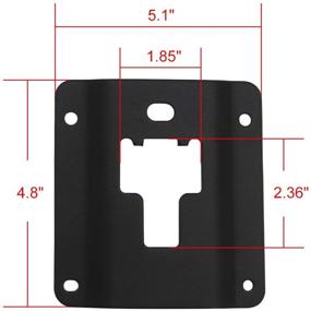 img 2 attached to 🚛 4Pcs StarONE якоря крепления грузового отсека для Ford F150 F250 F350 & Raptor (2015-2020)