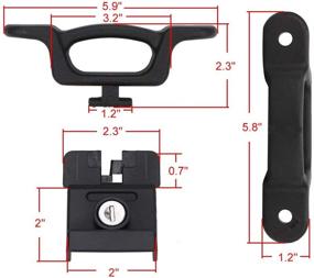 img 3 attached to 🚛 4Pcs StarONE якоря крепления грузового отсека для Ford F150 F250 F350 & Raptor (2015-2020)