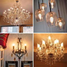 img 3 attached to 💡 Golspark Candelabra Dimmable Chandelier: The Perfect Equivalent Lighting Solution