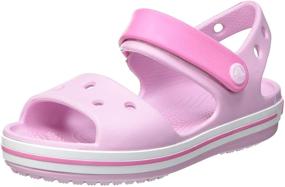 img 4 attached to 👟 Кроссовки для маленьких мальчиков Crocs Crocband Sandal: Стильные клоги и мюли для комфорта и игры