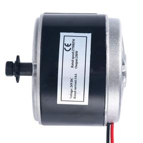 img 1 attached to High Quality 24V DC Permanent Magnet Electric Motor Generator 250W 2750RPM Brushed Motor for Wind Turbine, E Scooter Drive, and Speed Control