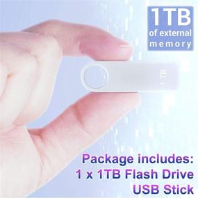 img 1 attached to 💾 SCORDERS USB Flash Drive (1TB): High-Speed Data Storage for Movies, Pictures, Documents – PC, Smartphone, Mac Support