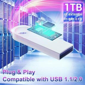 img 3 attached to Флеш-накопитель SCORDERS USB (1 ТБ): высокоскоростное хранение данных для фильмов, картинок, документов - поддержка ПК, смартфонов, Mac