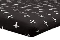 babyletto mini sheet tuxedo cross logo