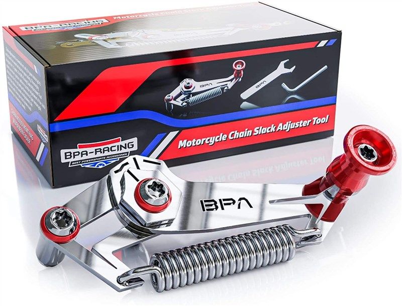 bpa racing motorcycle chain slack adjuster 로고