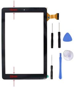 img 2 attached to 🔍 RCA 10 Viking Pro 10.1" Digitizer Touch Screen Panel Replacement: Find the Perfect Fit for RCT6303W87 RCT6303W87DK Tablet