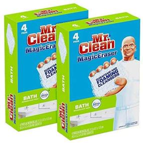 img 1 attached to 🧼 Mr. Clean Magic Eraser Bath Scrubber Review: Pack of 2 (4Count) - Unveiling the Ultimate Cleaning Solution!