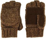 🧤 men's thinsulate thick knitted mitten gloves - essential accessories in gloves & mittens logo