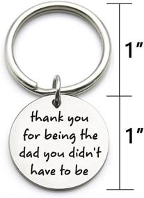 img 3 attached to XYBAGS Fathers Birthday Keychain Stainless
