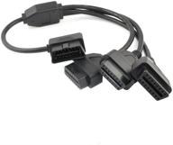 🔌 ollgen obd2 splitter cable: extend car diagnostic range with 1 male to 3 female adapter logo