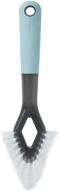 🧽 casabella smart scrub heavy duty tile and grout cleaning brush in gray/grey aqua: efficient cleaning solution logo