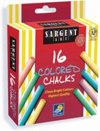 🎨 sargent art 66-3610 colored chalk, 16 count: vibrant hues for creative masterpieces logo