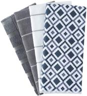 🧼 figolo microfiber kitchen towels - dish cloth set of 4, ultra absorbent and soft, 26 x 18 inch logo