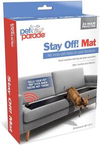 img 4 attached to 🐾 Pet Parade Stay Off! Mat - Indoor Sonic Repellent for Dogs and Cats, Browns - 1 Count (Pack of 1)