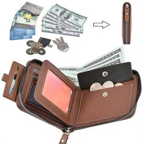 img 1 attached to Hiroharu Leather Wallets Bifold Wallet Men's Accessories for Wallets, Card Cases & Money Organizers