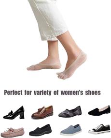 img 3 attached to Toe Socks for Women, Pack of 5 Pairs - Athletic Five Finger Socks