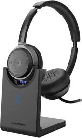 img 4 attached to Avantree Alto Clair: Bluetooth 5.0 гарнитура с микрофоном, функцией отключения звука, Hi-Fi звук - лучшее для ПК, ноутбука, Skype, ТВ