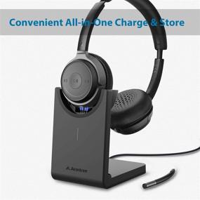 img 2 attached to Avantree Alto Clair: Bluetooth 5.0 Headset with Mic, Mute, Hi-Fi Music - Best for PC, Laptop, Skype, TV