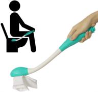 🚽 comfort wipe tool: long reach toilet aid for pregnancy, surgery recovery, seniors, and handicap individuals логотип