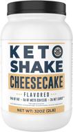 🍰 keto cheesecake meal replacement shake [2lbs] - low carb protein powder mix, high fat shake with mcts, collagen peptides, and real usa cream cheese logo