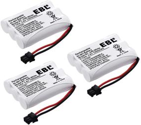 img 4 attached to 🔋 EBL BT-446 Rechargeable Cordless Phone Replacement Batteries Pack of 3 - BT-446, BT-1005 BT1005, 3.6V 1000mAh NiMH