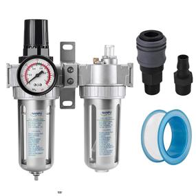 img 4 attached to 🔧 NANPU Pressure Regulator Lubricator Separator: Optimize Your Pneumatic System Performance