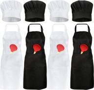 кусочки регулируемого костюма мясника для кухни логотип
