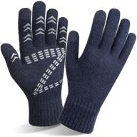 🧤 winter touchscreen thermal protection men's gloves & mittens with cierto technology logo