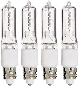 img 2 attached to 💡 Long-Lasting Pack of Q75CL Halogen Bulbs for Candelabra Fixtures