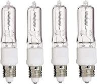💡 long-lasting pack of q75cl halogen bulbs for candelabra fixtures logo