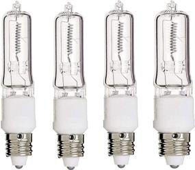 img 4 attached to 💡 Long-Lasting Pack of Q75CL Halogen Bulbs for Candelabra Fixtures