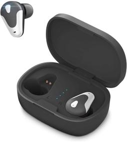 img 4 attached to 🎧 Helix Wireless Earbuds, Bluetooth 5.0 Headphones with HD Audio and Enhanced Bass, SecureLock Fit, Auto-Pairing, Hands-Free Calling - Black