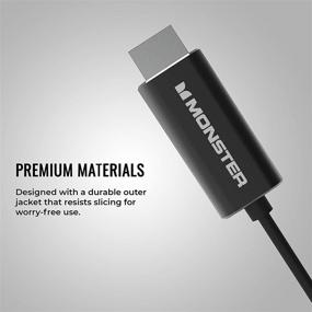 img 1 attached to 🔌 High-quality Monster Classic USB C to HDMI Cable (4k 30Hz) - 5.9ft / 1.8m Length
