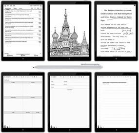 img 1 attached to Taotuo 10.1 E-Ink Tablet: Adjustable Front Light, Android 8.1, 64GB Digital Paper Notepad (Blue)