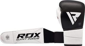 img 2 attached to 🥊 RDX Training Muay Thai Boxing Gloves - Cowhide Leather Mitts for Kickboxing, Sparring, Heavy Punch Bag, Speed Ball, Grappling Dummy, Focus Pads Punching | Ideal for Fighting