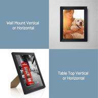 🖼️ 6x8 black picture frame set of 6 - amazing roo, ideal for wall and table top photo frames, displaying 6 by 8 inch pictures логотип