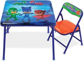 img 2 attached to 🎭 PJ Masks Disney Jr. Table Set with Activity Chair and Table Set