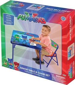 img 1 attached to 🎭 PJ Masks Disney Jr. Table Set with Activity Chair and Table Set