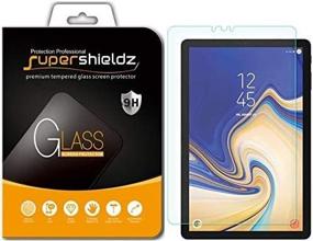 img 1 attached to 📱 Supershieldz Tempered Glass Screen Protector for Samsung Galaxy Tab S4 (10.5 inch): Anti-Scratch, Bubble-Free Shield