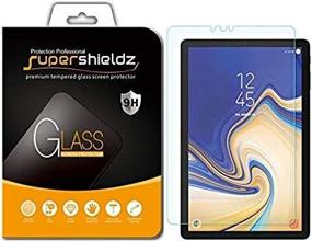 img 4 attached to 📱 Supershieldz Tempered Glass Screen Protector for Samsung Galaxy Tab S4 (10.5 inch): Anti-Scratch, Bubble-Free Shield