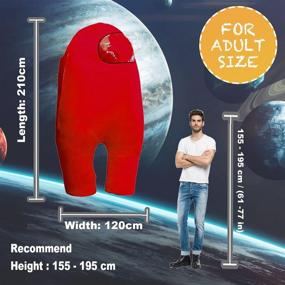 img 2 attached to 👨 Halloween Costumes: Inflatable Astronaut Costume for a Stellar Look