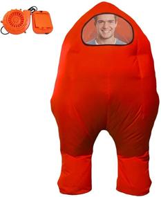 img 4 attached to 👨 Halloween Costumes: Inflatable Astronaut Costume for a Stellar Look