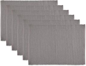 img 4 attached to Cotton Ribbed Everyday Placemats: Ideal Food Service Equipment & Supplies for Tabletop & Serveware by DII