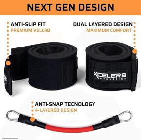 img 1 attached to 🏃 XCELER8 Bands Speed and Agility Training Resistance Bands for Enhanced Sports Performance, Inclusive of Ankle Straps, Training Videos, Fast Sprinting, Explosive, Agile, Strength, Endurance