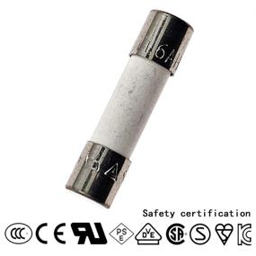 img 1 attached to 🔌 Efficient Ceramic T1 Slow Blow Fuse: 6AH 250V, 5X20mm Size, X0 787