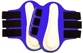 img 1 attached to Intrepid International Splint Leather Patches Horses for Boots & Wraps