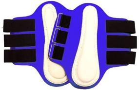 img 4 attached to Intrepid International Splint Leather Patches Horses for Boots & Wraps