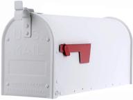 📬 enhance your curb appeal with the gibraltar mailboxes adm11w01 admiral mailbox in textured white - medium size logo