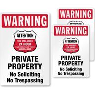 private property no soliciting sticker occupational health & safety products logo