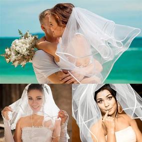 img 1 attached to 💍 Women's Bridal Wedding Accessories - Simple Bachelorette Women's Accessories for Special Occasions